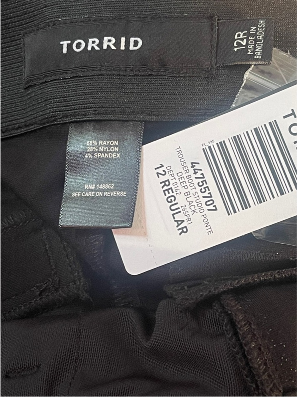 NWT Torrid Studio Trouser Bootcut Ponte Pants - Picture 4 of 4